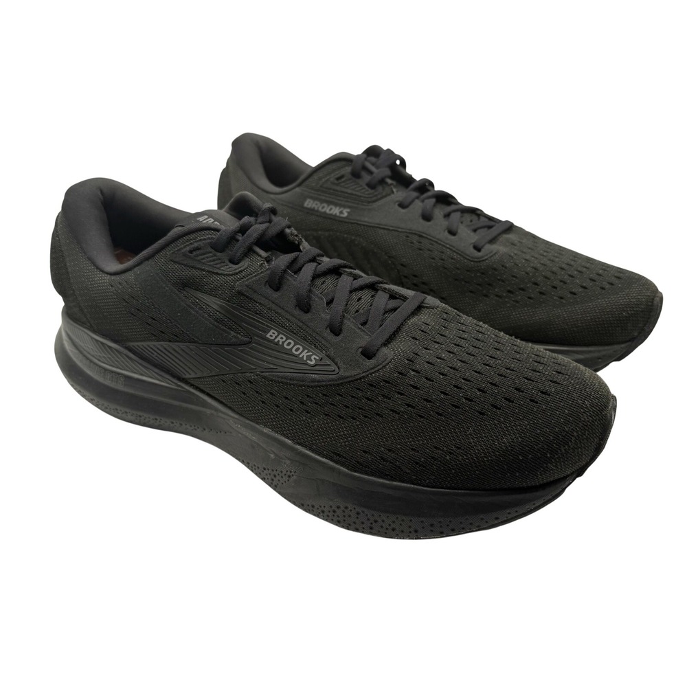 Brooks Adrenaline GTS 24 Running Shoes Men 11 Black 12mm Drop Diabetic Comfort